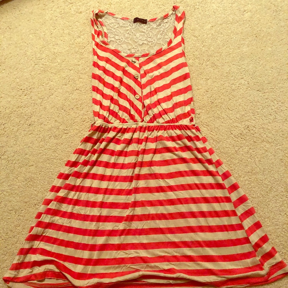 Short, Striped Dress